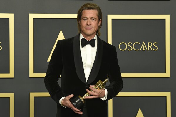 Brad Pitt wins first acting Oscar for Once Upon a Time AP News